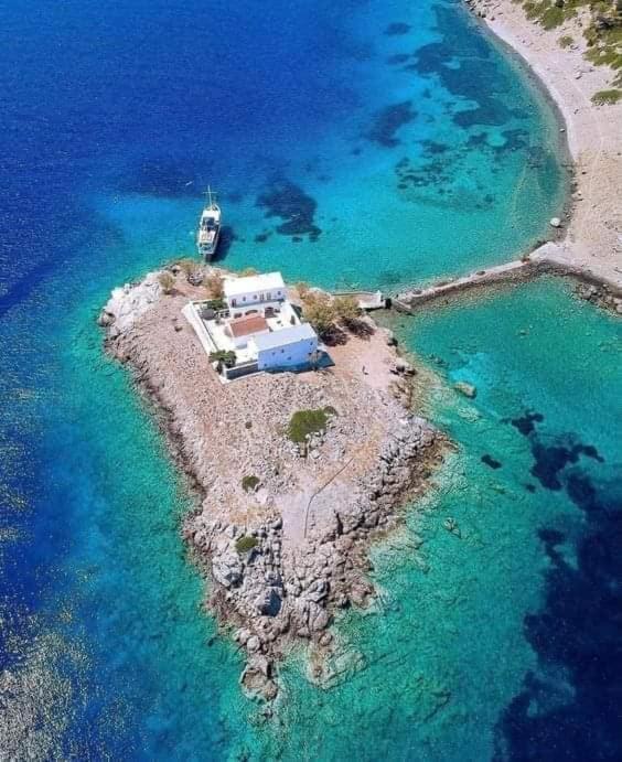 Symi . VILLA CALME  Bagian luar foto